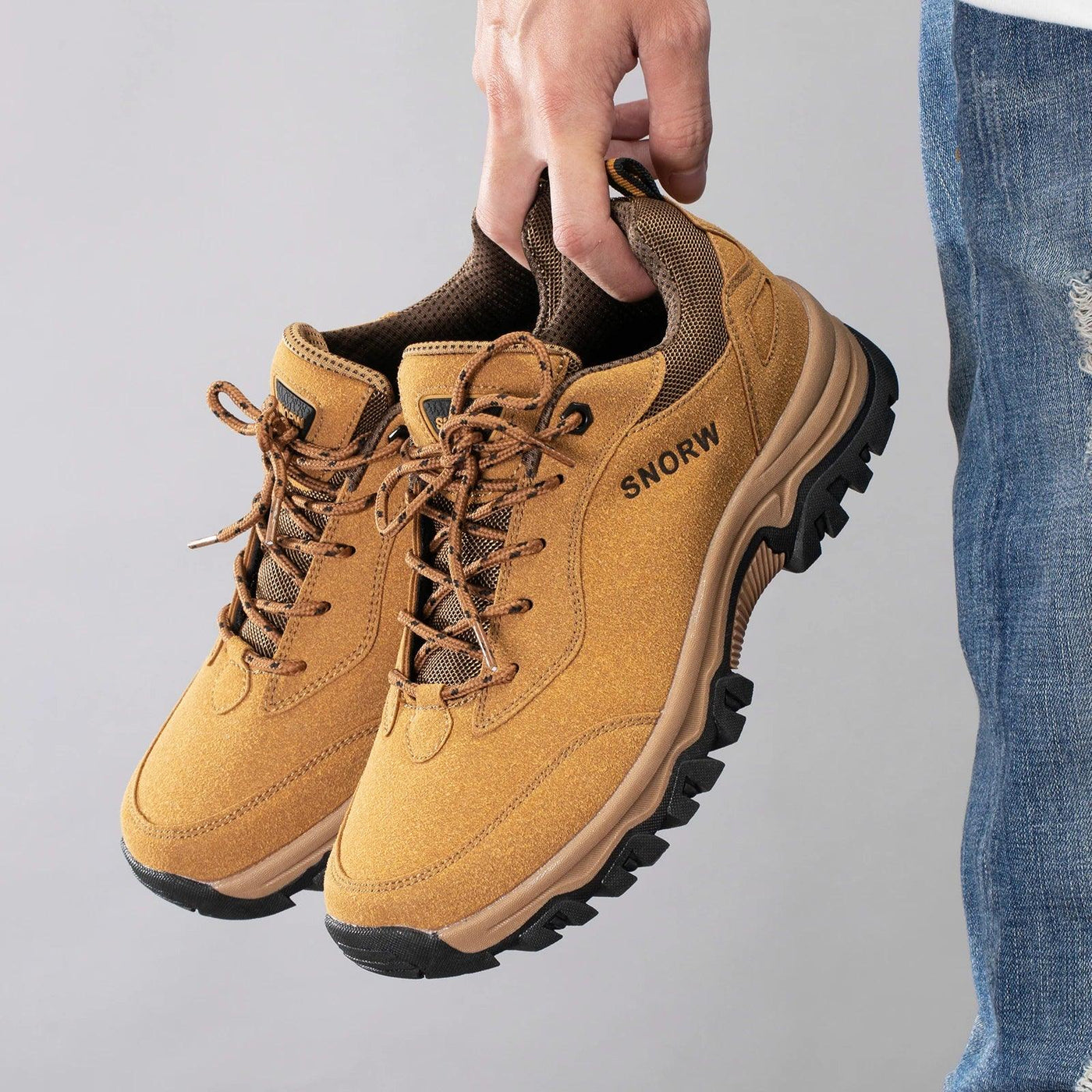 Hiking Shoes For Men Outdoor Mountain Boots Non-Slip Climbing Shoes Trekking Walking Hunting Tactical Sneakers Rubber Boots