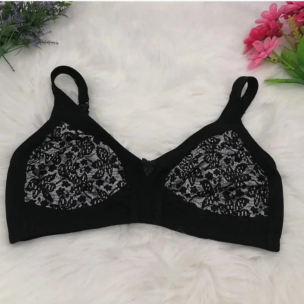 Classic Full Coverage Bra for women lace embroidery