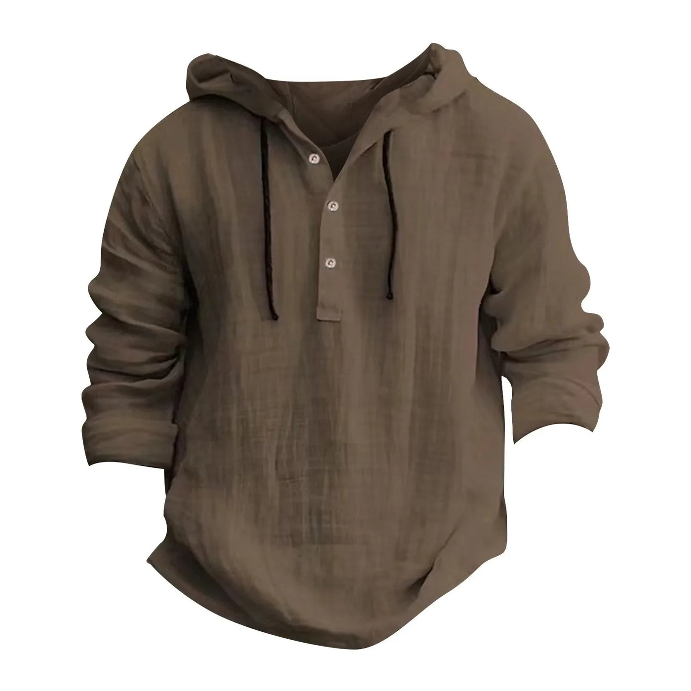 Men'S Sweatshirts Summer Cotton Linen Shirts Thin Long-Sleeved Hooded Tops For Men'S Clothing Spring Summer Casual Sweatshirts