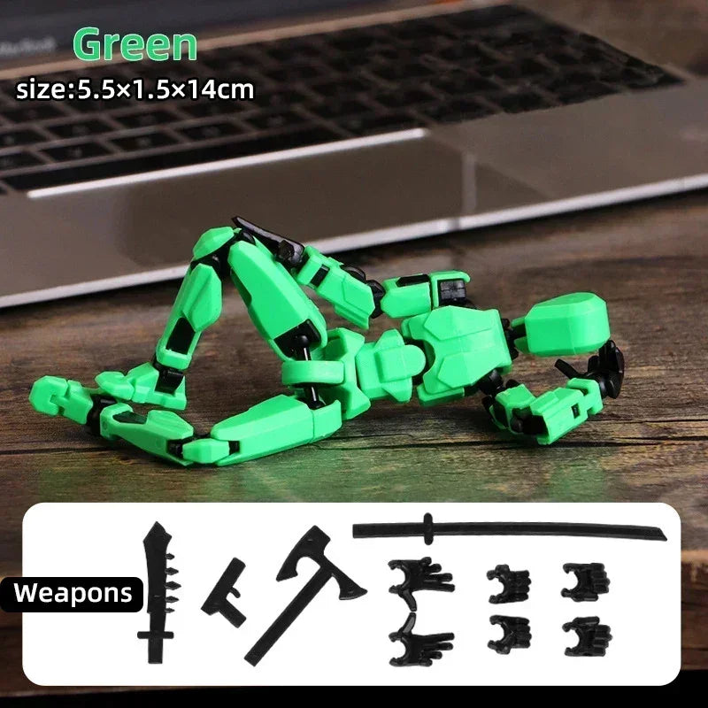 Multi-jointed movable shapeshift robot 3d printed mannequin dummy 13 action figures toys kids adults parent-children