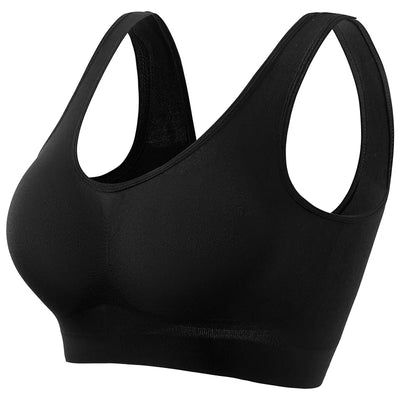 Women's S-5XL Seamless Bra Push-Up Sports Bra