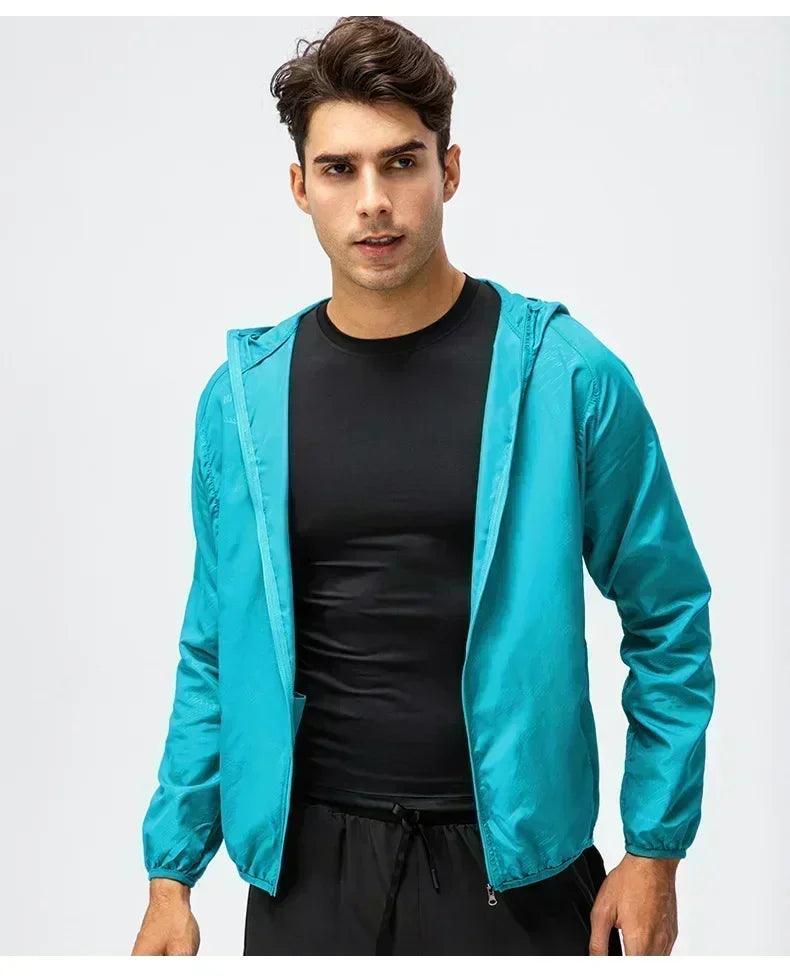 Spring windbreaker jackets for men women coat sun protection quick dry waterproof rain jacket