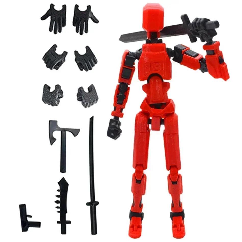 Multi-jointed movable shapeshift robot 3.0 3d printed mannequin dummy 13 action figures toys kids adults