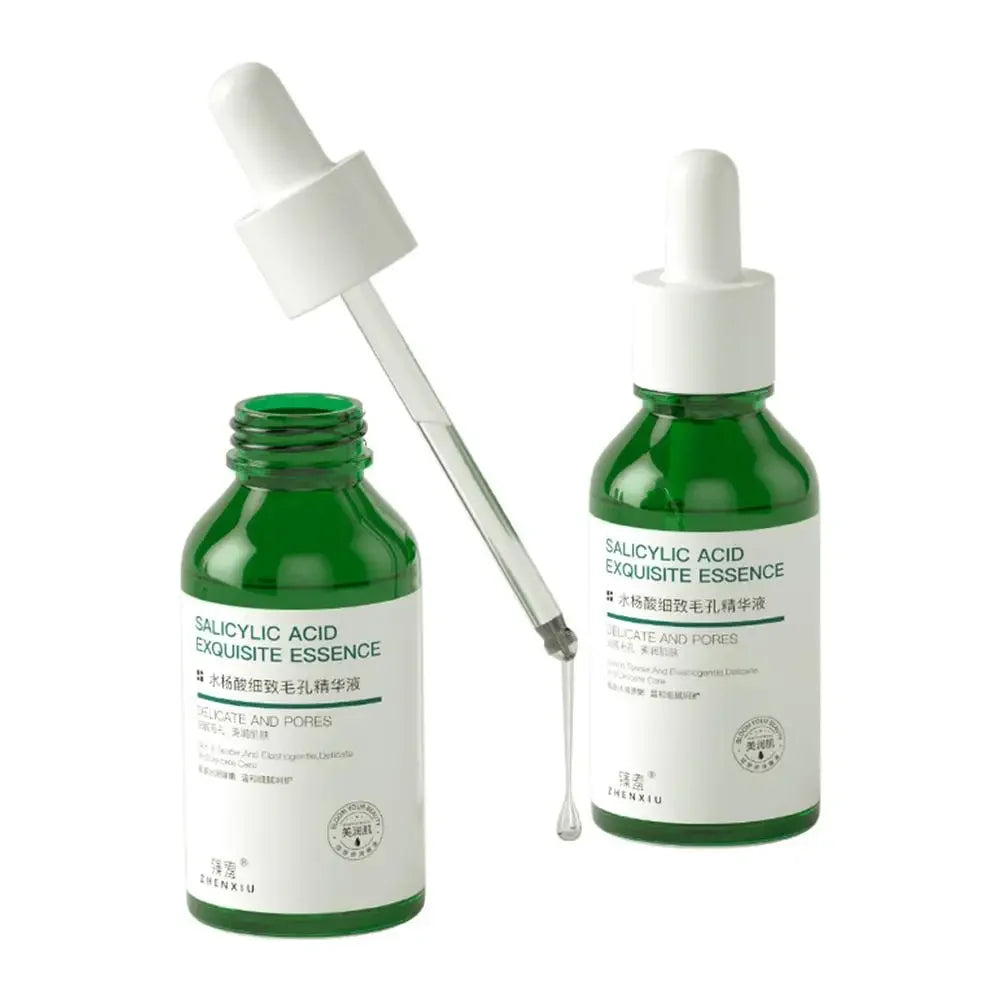 30ml Salicylic Acid Delicate Pore Facial Essence Hydrating Moisturizing Gentle Care Shrinking Pore Water Light Beauty Face Serum