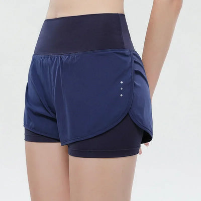 Yoga Shorts for Women Summer Fitness Shorts Biker Workout Running Sports Shorts Quick Drying Sportwear With Pocket Breathable