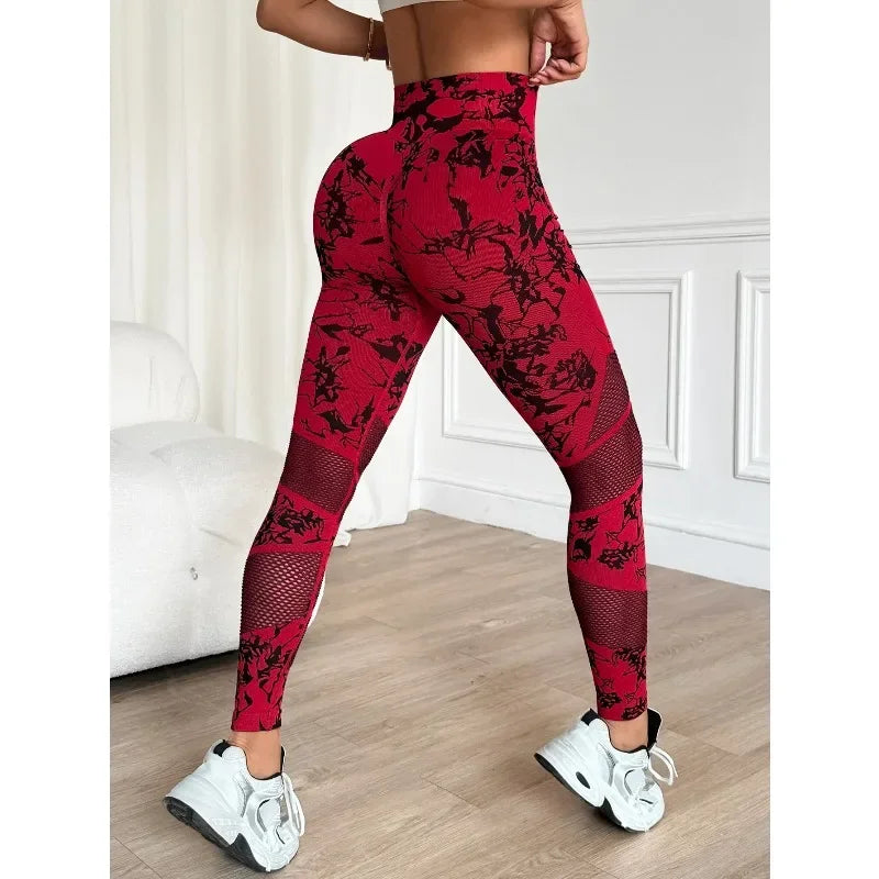 Tie Dye Yoga Leggings For Women