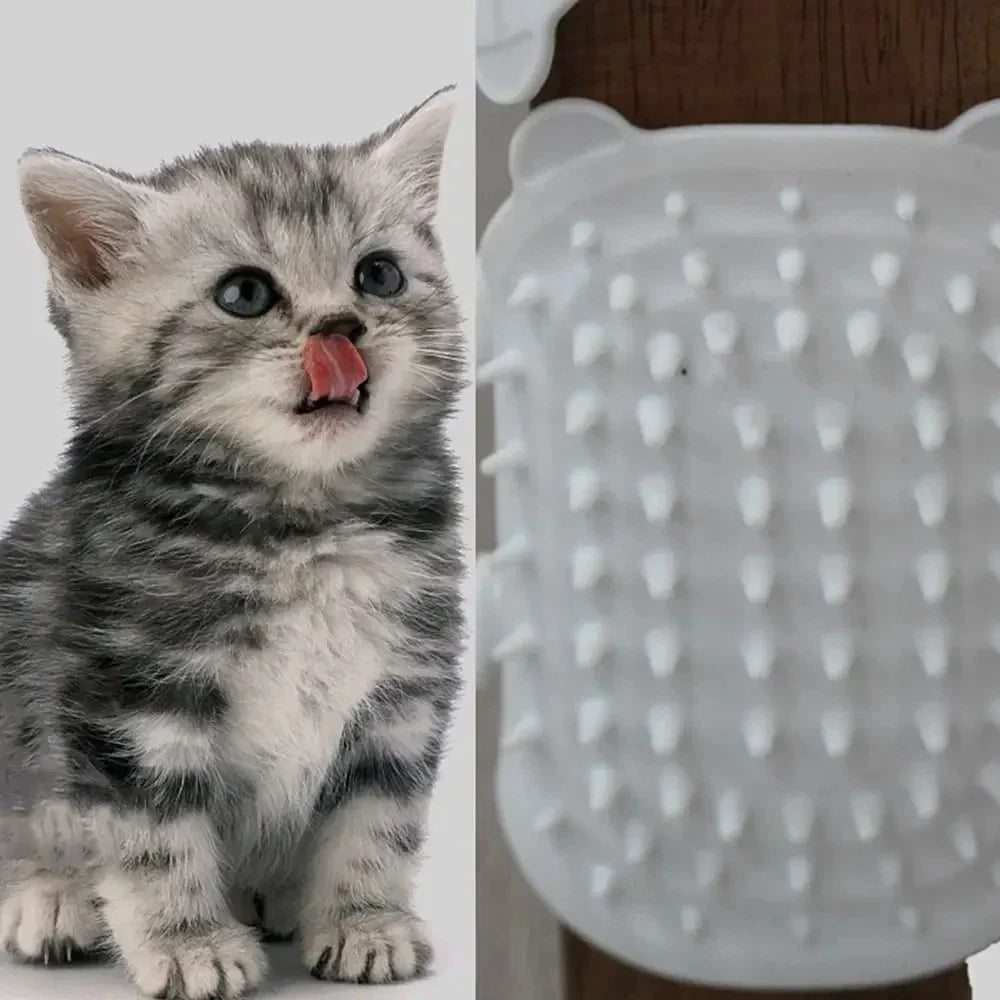 Pet Cat Hair Removal Massage Comb Cats Scratching Rubbing Brush kitten Grooming Self Cleaning Wall Corner Cat Scratcher Combs