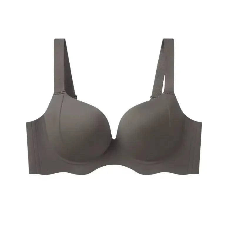 Wireless and Traceless Large Size Women's Anti-sagging Thin Mold Cup Bra
