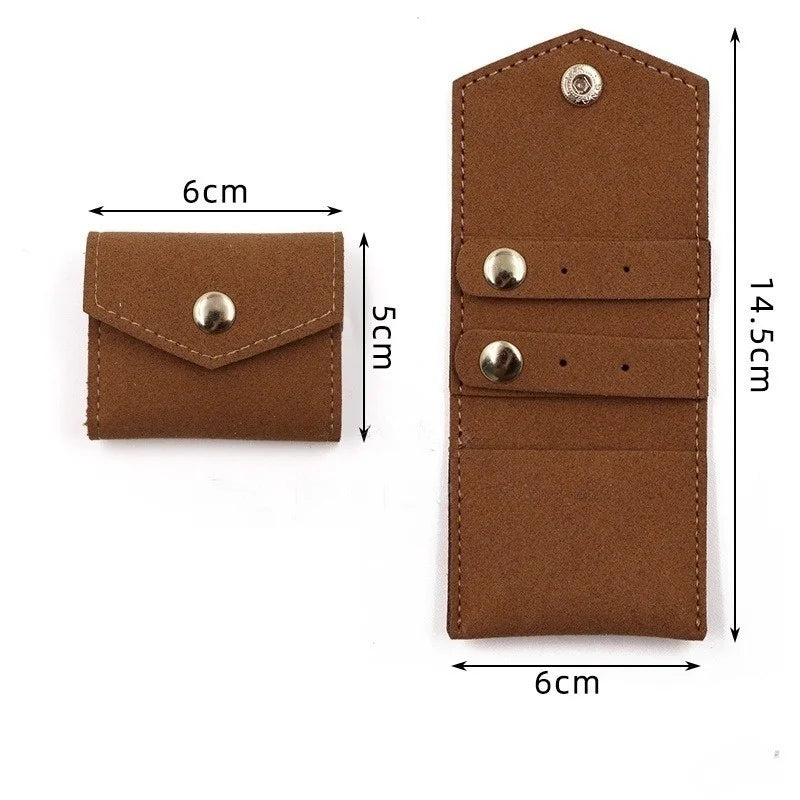 Travel Portable Jewelry Organizer Roll Jewelry Roll Up Bag Foldable Jewelry Case for Bracelet Ring Necklace Earrings Display