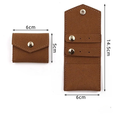 Travel Portable Jewelry Organizer Roll Jewelry Roll Up Bag Foldable Jewelry Case for Bracelet Ring Necklace Earrings Display