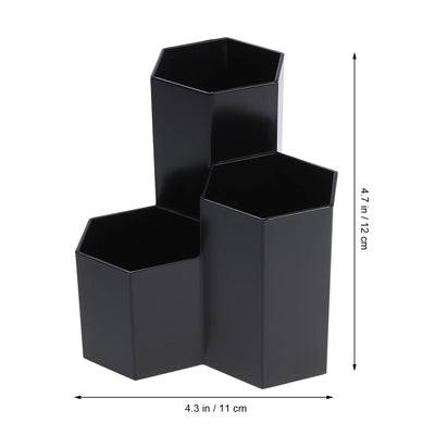 Pen Holder Creative Storage ganizer Desk Stand Slot Cup Stationery Makeup Box Home Office School Supplies Container Desktop