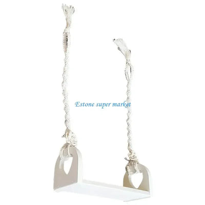 090B Newborns Photography Props Wooden Swing for Baby Photoshoots Decorative Photoshoots Trapeze Studio Furniture