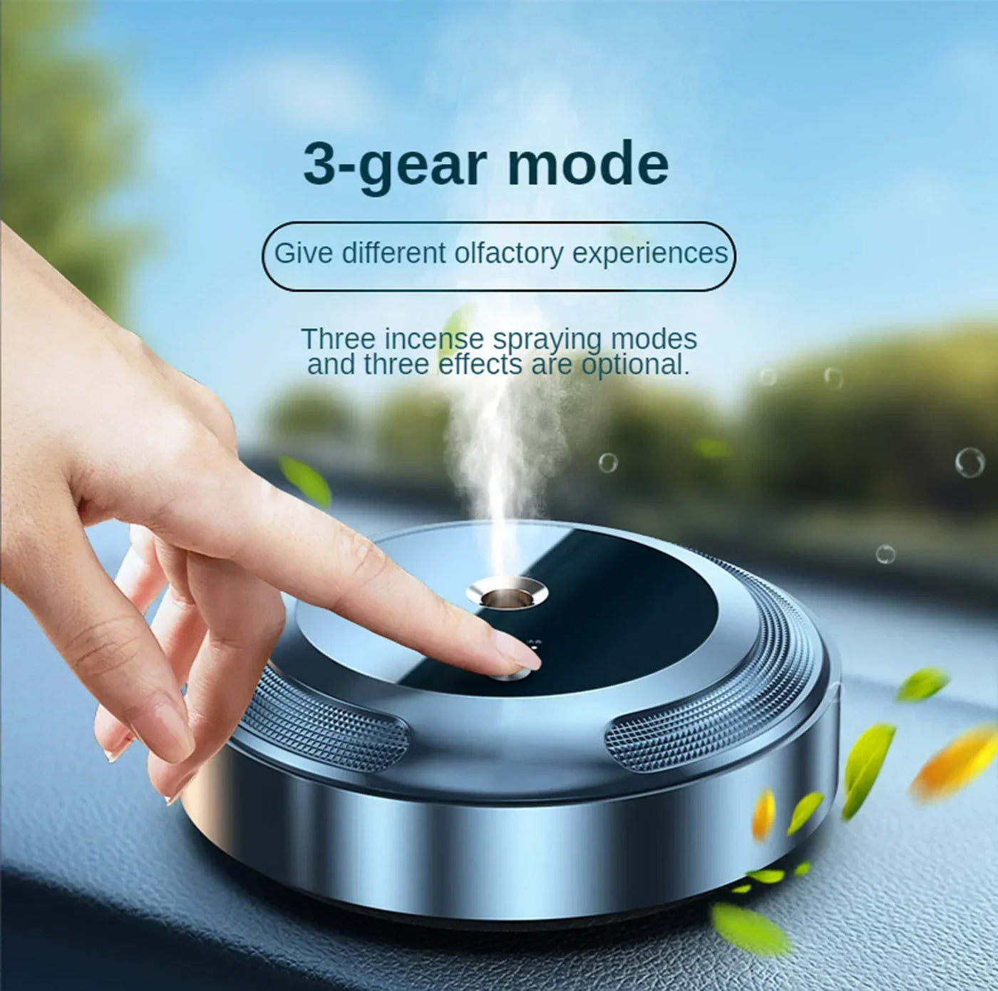 Car Fragrance Diffuser For Home Office Essential Oil Diffuser Car Air Freshener Battery Operated Scent Air Machine Accessories