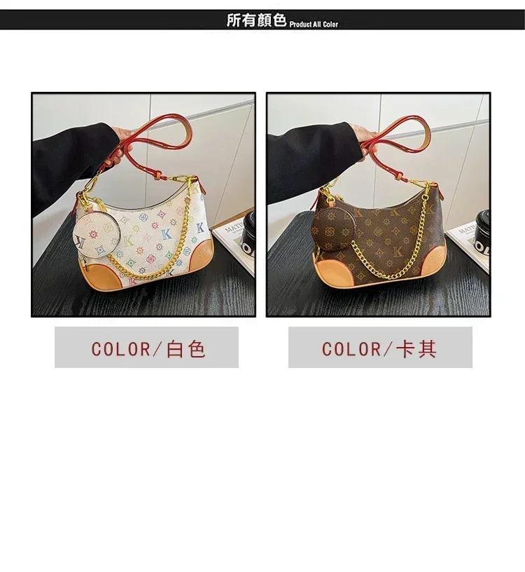 Famous designer elegant handbags leather for women ladies crossbody shoulder bag classic popular and lightweight