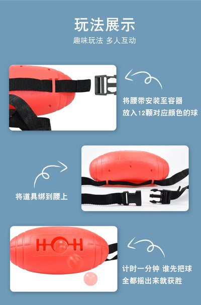 Children's Swinging Ball Toy Parent Child Interactive Competition Game for Boys and Girls Fun Hip Swinging Stress Relieving Toy