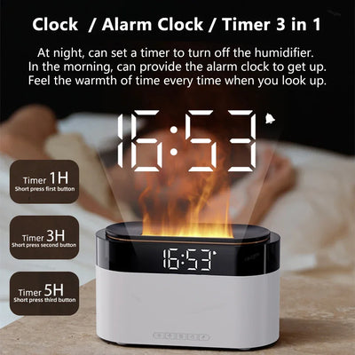 Air Humidifier Essential Oils Diffuser for Home Room Fragrance Diffuser with Remote Control Timer and Clock Aroma Air Humidifier