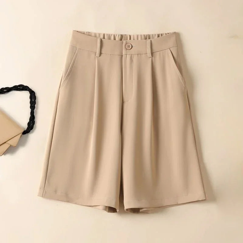 Short Pants Woman Wide Chiffon Shorts for Women Summer Women's Korean Style Designer Kpop Jorts Cheap Streetwear Flowy Comfy Hot