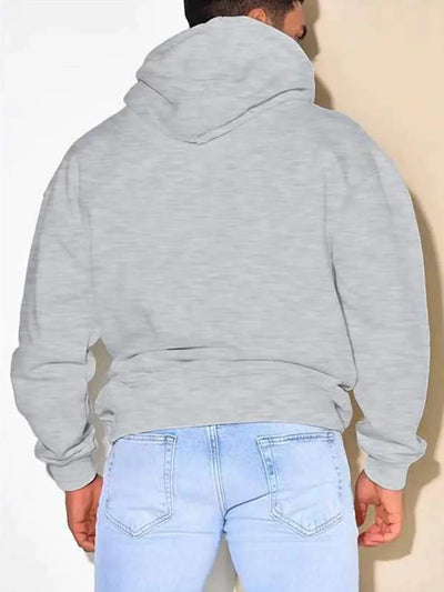 Shh No One Cares New Men'S Printed Autumn And Winter Sweatshirts, Versatile Spring Autumn Hooded Trendy Brand Sweatshirts