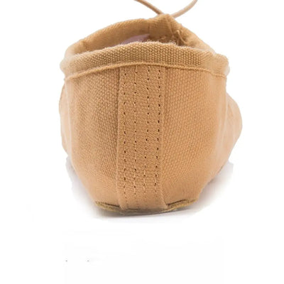 Gymnastics Training Soft Flats Leather Children Latin Dance Canvas Girls Ballet Shoes Dance Shoes Flats Shoes Gils Shoes