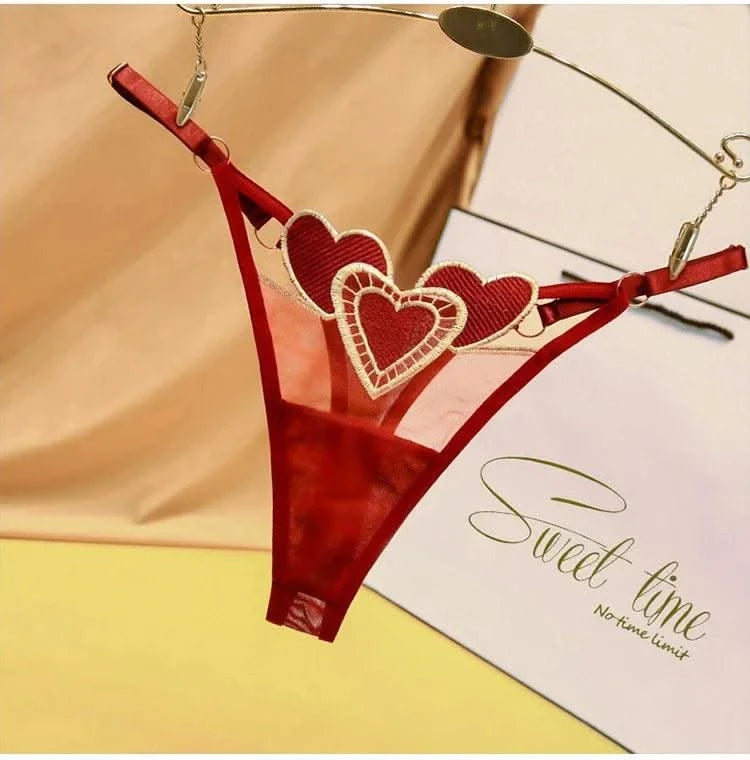 Sexy Panties Women Tong Embroidery Underwear Women Low-Rise Lingerie Girls' Thongs Women Panties Woman Clothing Underwear Female