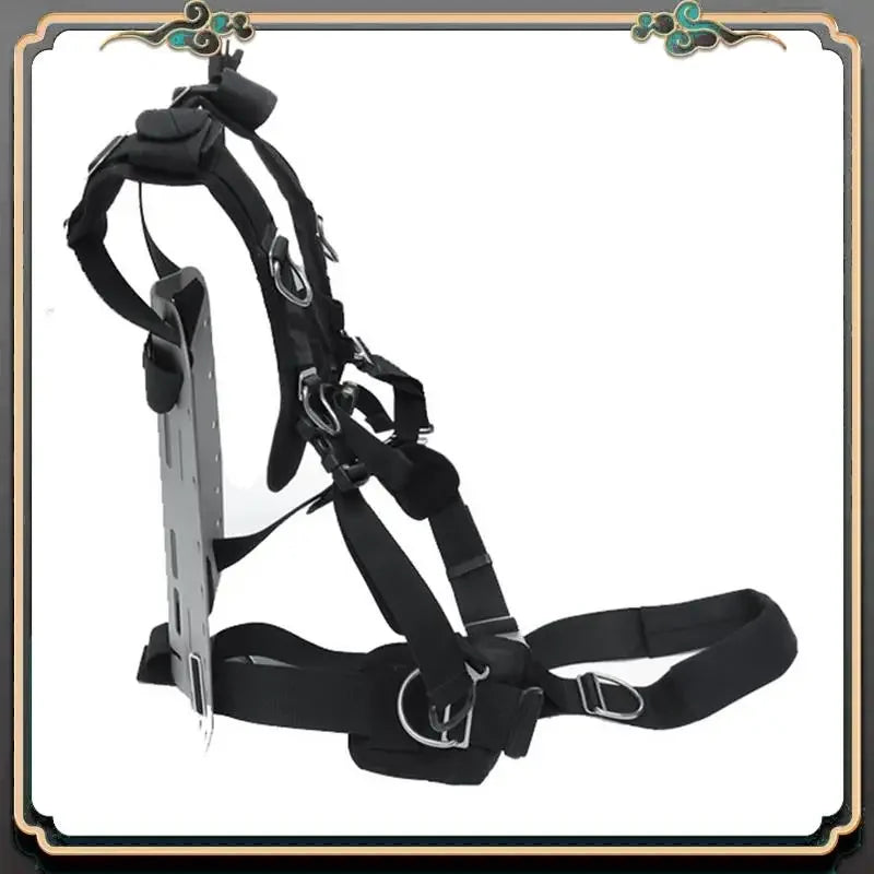 Premium Scuba Diving Harness System Back Plate Diving Bracket For Snorkeling Adjustable Shoulder Straps Quick Release Buckles
