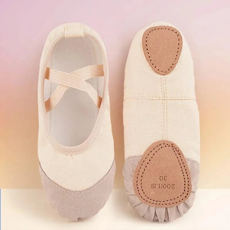 Children Girls Ballet Shoes Classical Dance Shoes Kids Boys Adult Ballet Slippers Indoor Yoga Gym Soft Sole Dance Practice Shoes