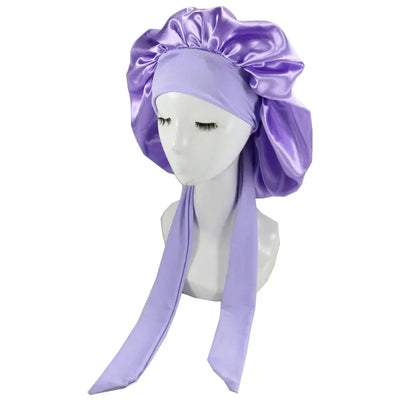 Satin Bonnet Silk Bonnet Adjustable Bonne For Sleeping Hair Bonnet With Tie Band Bonnets For Women Men