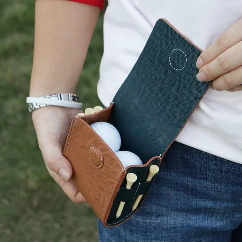 Golf Ball Sleeve, Portable Golf Waist Bag for Men Women