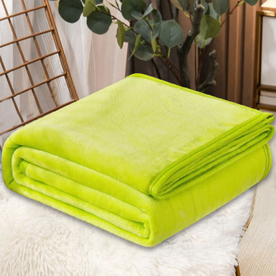 Fleece Blankets Single Twin Blanket For Bed Full Size Warm Blankets For Winter Cozy Breathable Blanket For Air Conditioning