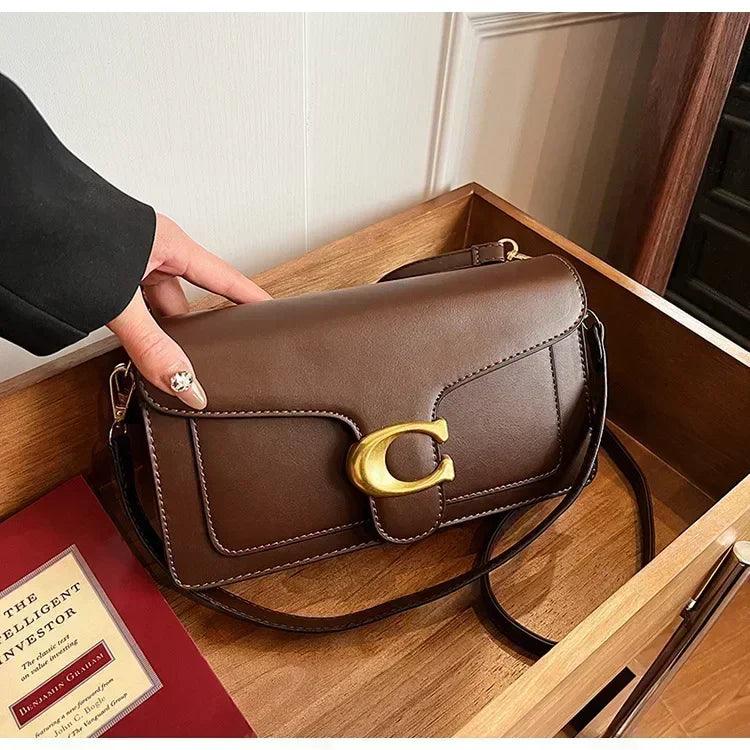 Luxury - grade 2025 women’s exclusive small square shoulder bag - solid - color aesthetic niche - style design& daily