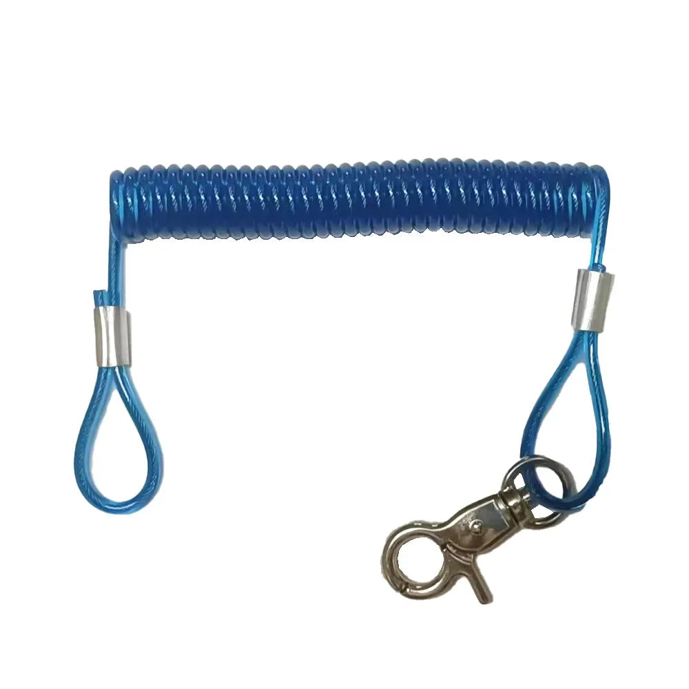 Fishing Lost Rope Boat Fishing Sea Fishing Gear Accessories Anti-lost Rope Outdoor Mountaineering Camping Steel Wire Spring R...