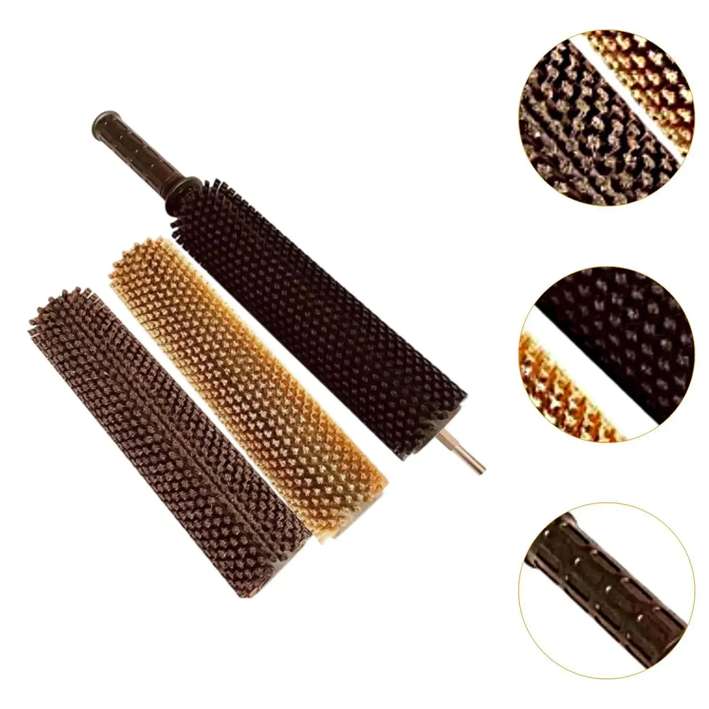 Ski Brush Set Snowboard Waxing Brush Set Professional Efficient Rotating Brushes Reusable Ski Waxing Brushes Ski Wax Brushes