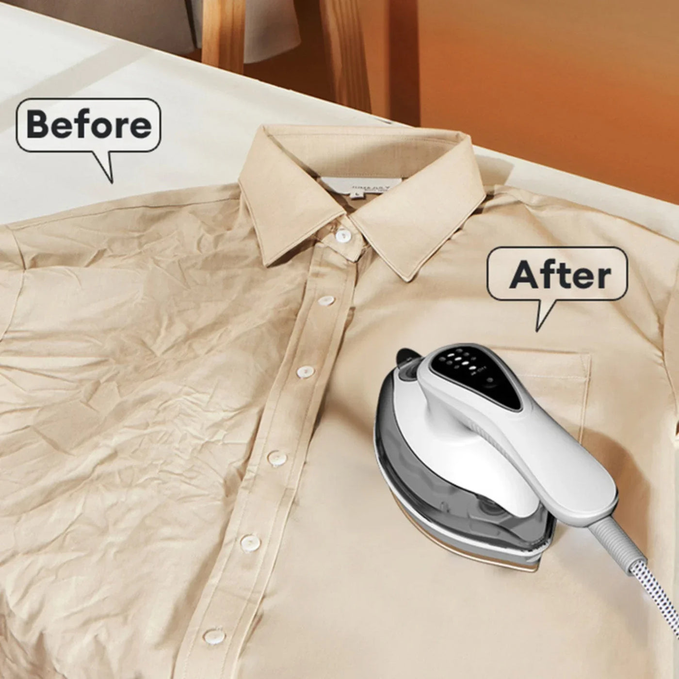 Handheld 1100W Garment Steamer Iron  Portable Steam Cleaner for Cloth Home Electric Hanging Mite Removal Steamer Garment EU/US