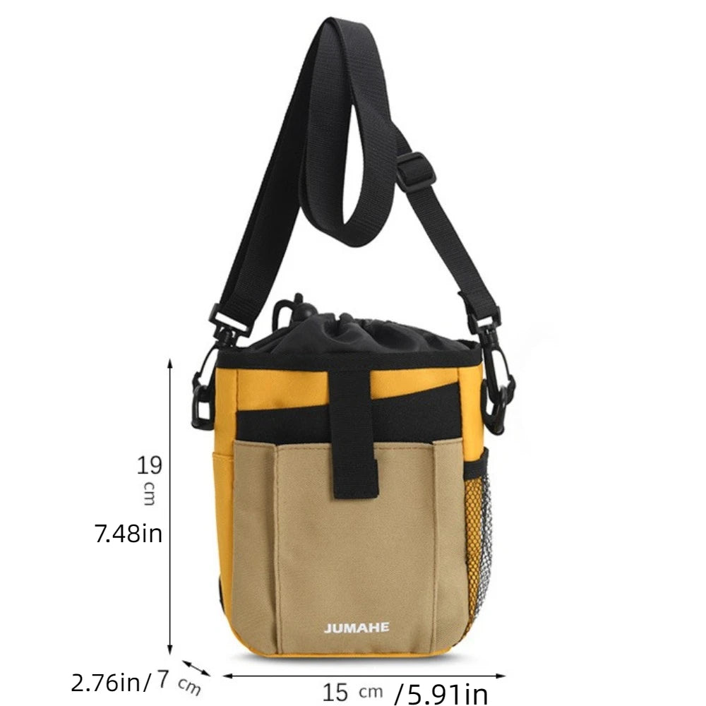Large Capacity Pet Training Shoulder Bag with Strap Portable Dog Snack Pocket Treat Pouch Fashion Pet Poop Pouch Traveling