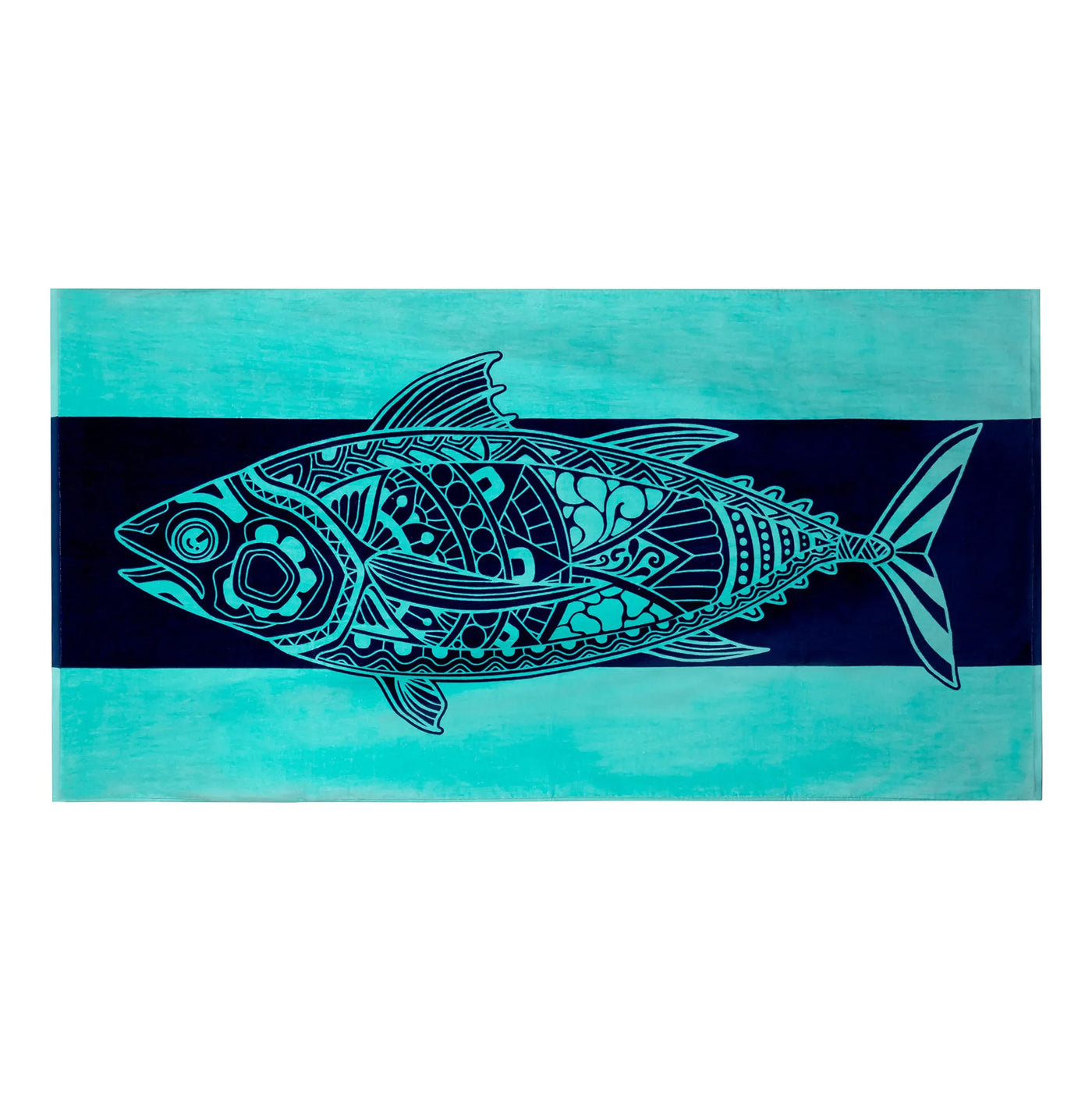Beach Towels Tropical Animals Blue Unique Design Multiple Sizes Cotton Bath Towels Suitable for Kids and Adults