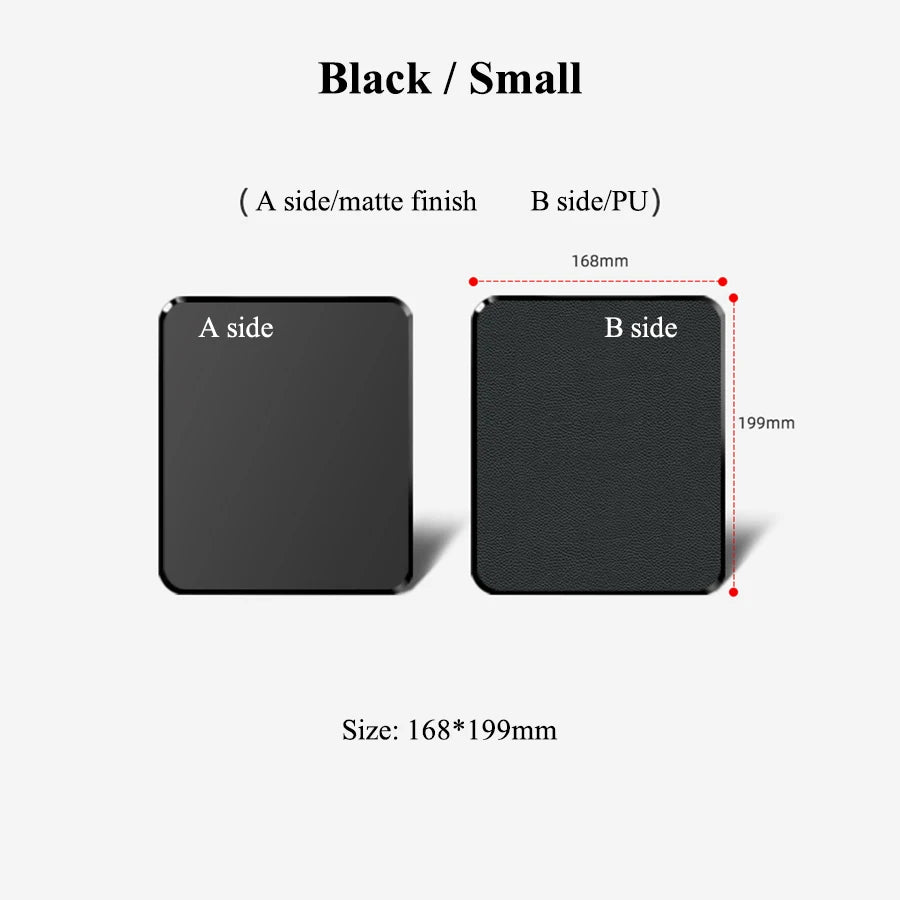 Gaming Hard Mouse Pad Smooth Surface Double-side Durable Washable Resin PU Material Pad with Anti-slip Mats Fast Shipping