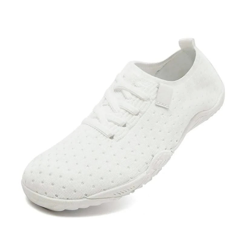 Women's Wide Toe Shoes Barefoot Inspired Sneakers Anti Slip Soft Sole Casual Walking Footwear Lightweight Comfortable Design