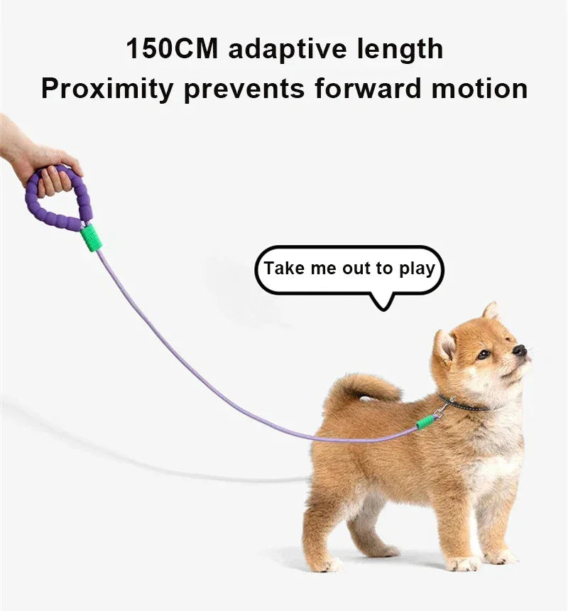 150cm Dog Leash Soft Handle Escape Proof Pet Leashes For Small Medium Large Dogs Reinforced Dog Leading Leash Pet Supplies