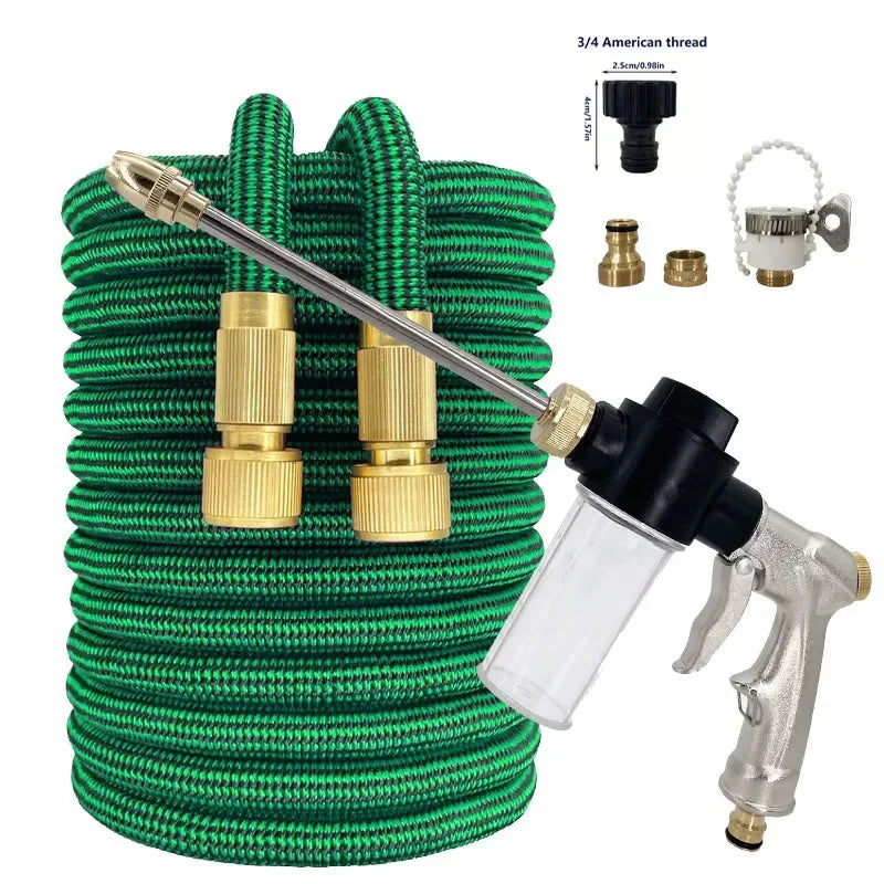 Flexible Garden Hose  And Expandable Magic Spray Pipe, High-Pressure Garden Spray Gun, Garden Supplies