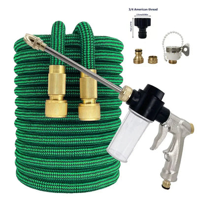 Flexible Garden Hose  And Expandable Magic Spray Pipe, High-Pressure Garden Spray Gun, Garden Supplies