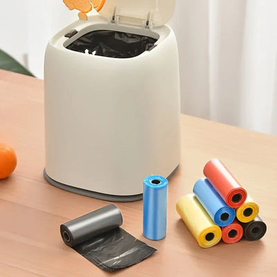 1200pcs Random Color Cartoon Paw Graphic Dog Poop Bags Pet Poop Bags Leak-Proof Dog Waste Bags For Pet Supplies