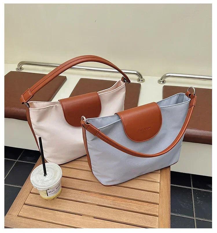 Stylish ladies handbag leather crossbody bag by famous designer - women’s shoulder tote elegant classic popular