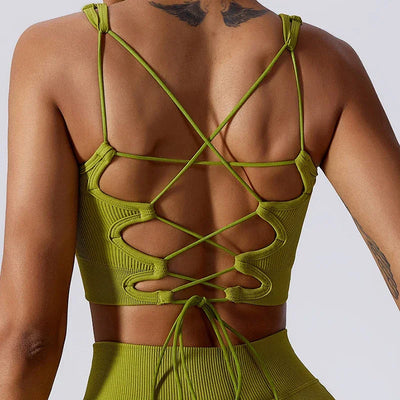 Fitness Yoga Pants Set Sports Bra For Women