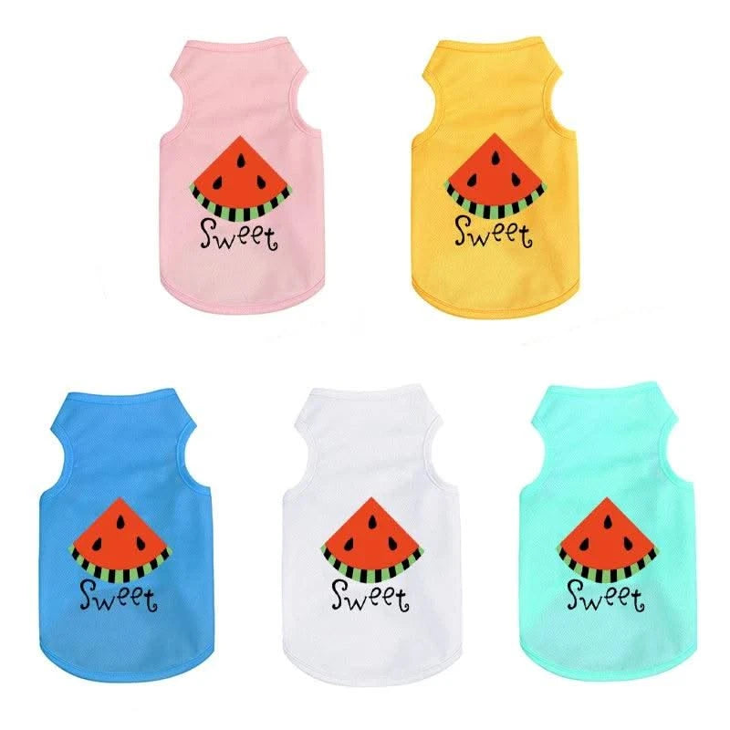 Pet Vest Summer Pet Clothes Dog Apparel Puppy Outfit Breathable Elastic Ultra Light Summer Manufacturer