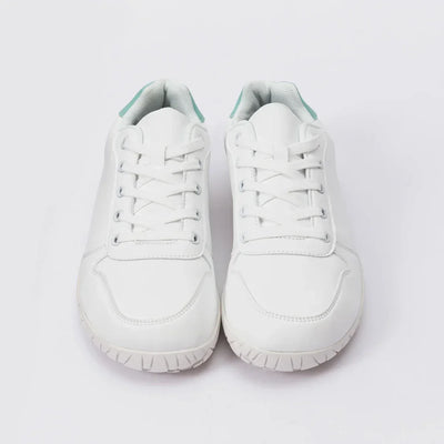 ZZFABER Leather Barefoot Shoes Soft Minimalist Sneakers for Women Men Casual Shoes Unisex Sneakers