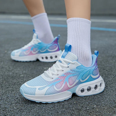 Women Running Shoes Outdoor Casual Walking Breathable Loafers Comfortable Brand Leisure Jogging Fashion Lace-up Blade Sneakers