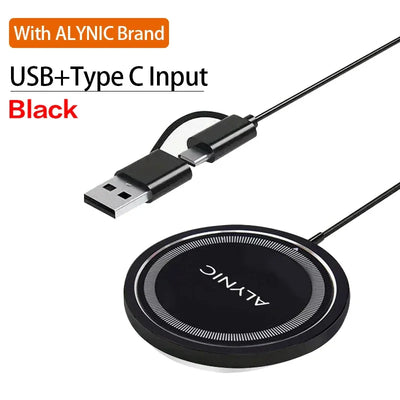 Magnetic Wireless Charger Fast Charging Pad Stand for iPhone 16 15 14 13 12Pro Max Airpods PD USB A Phone Chargers Dock Station