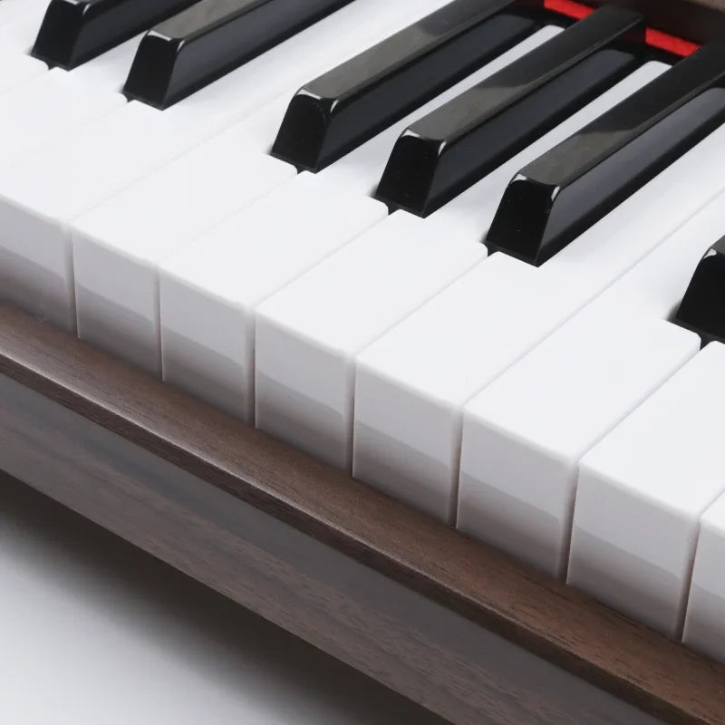 37 Keys Digital Piano for Kids and Adults 2.2CM Piano Key with Mic and Earphones Jacks Music Educational Instrument Wood Piano