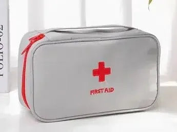 Portable First Aid Kit Bag - Compact Emergency Medical Organizer for Trauma & Survival