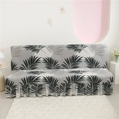 Print Armless Sofa Bed Cover Without Armrest Elastic Folding Furniture home Decoration Bench Cover